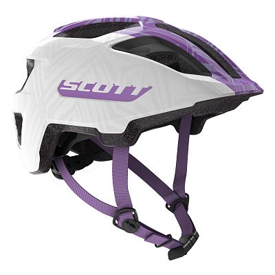 Превью  Шлем велосипедный SCOTT Spunto Jr White/Purple